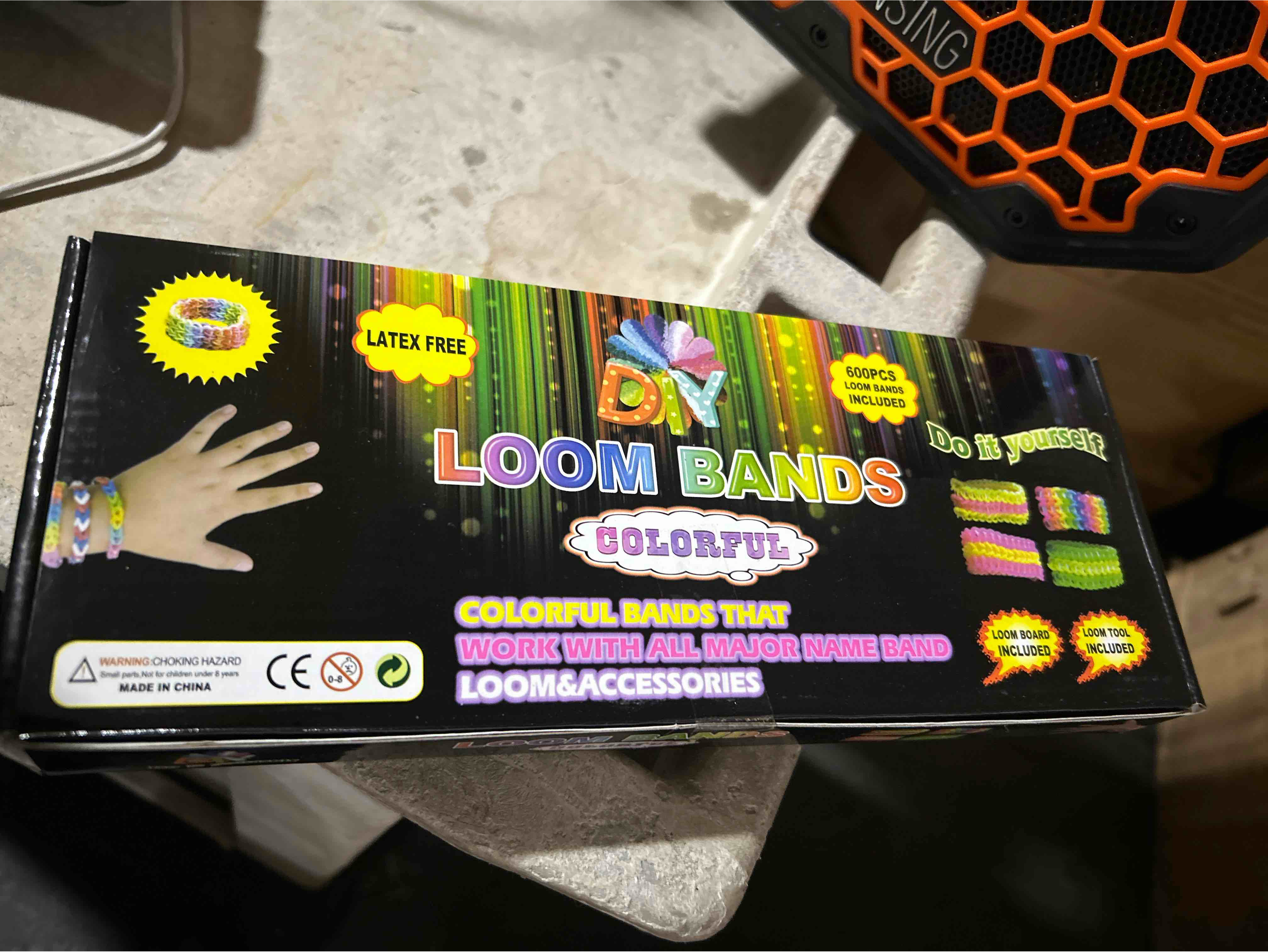 colorful loom bands latex free