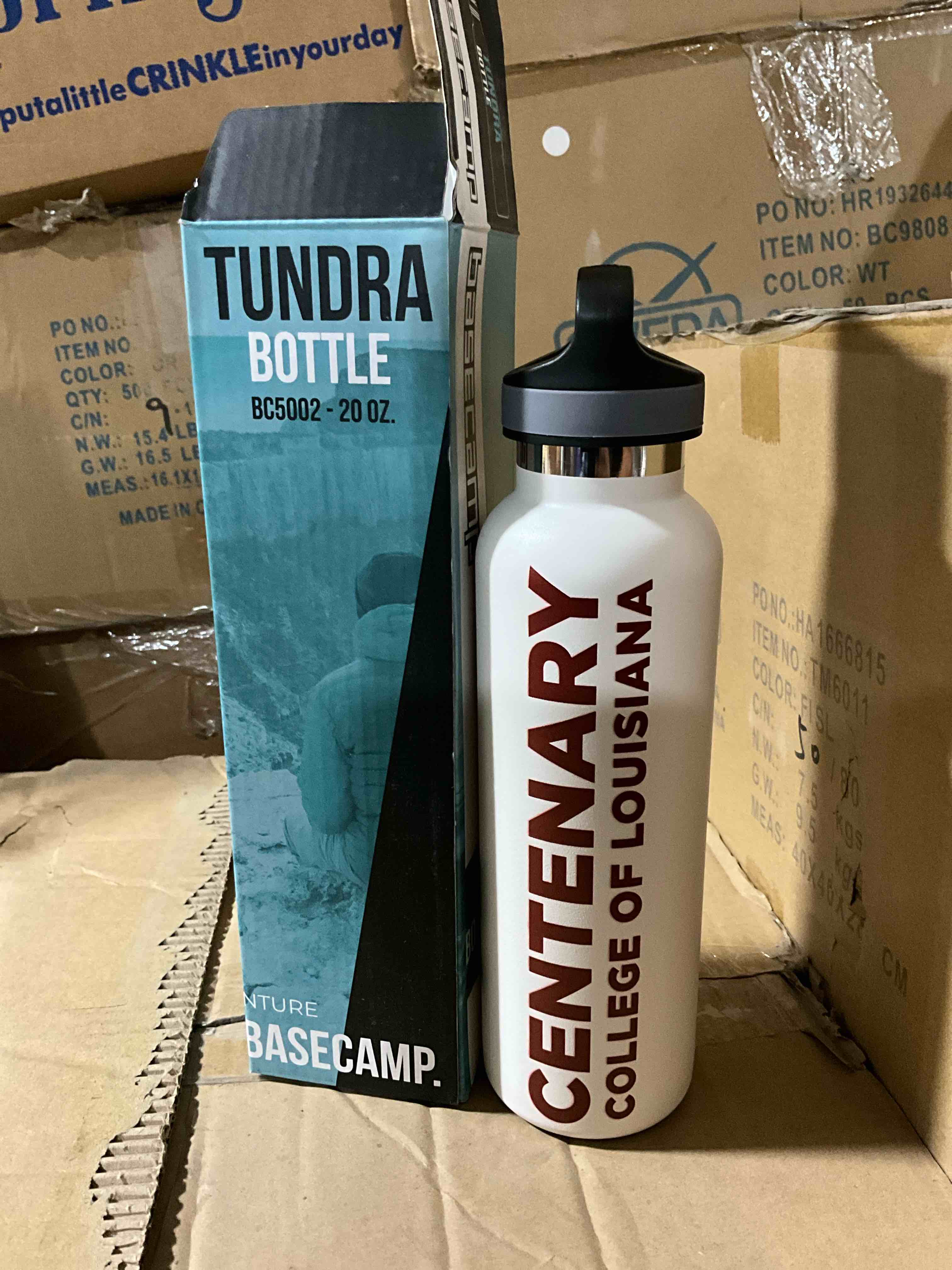 Basecamp Tundra Bottle BC5002, 20oz “CENTENARY College of Louisiana “