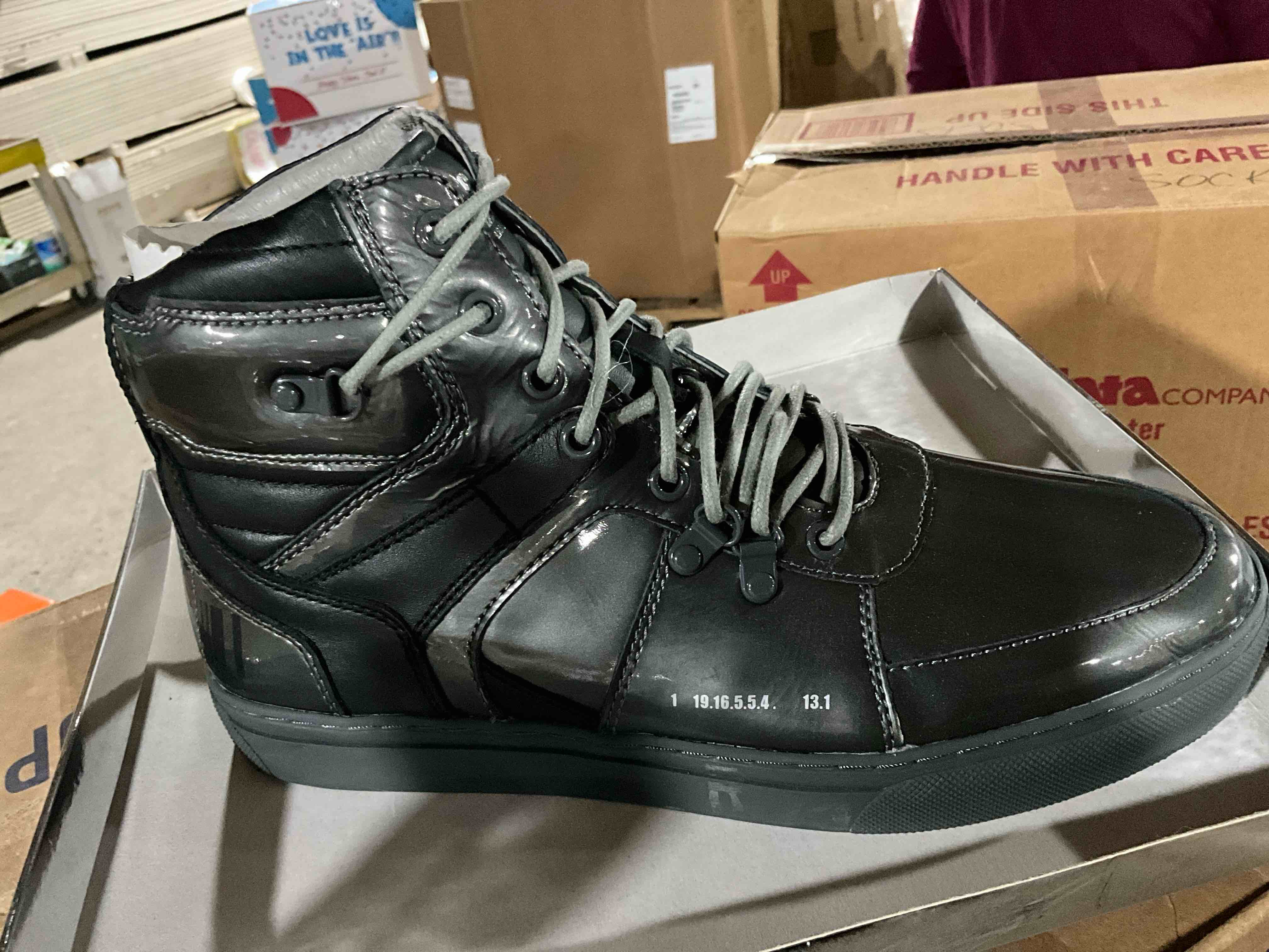 Condition photo showing New/Like New for godspeed movement footwear mid-1, size 9.5 , black