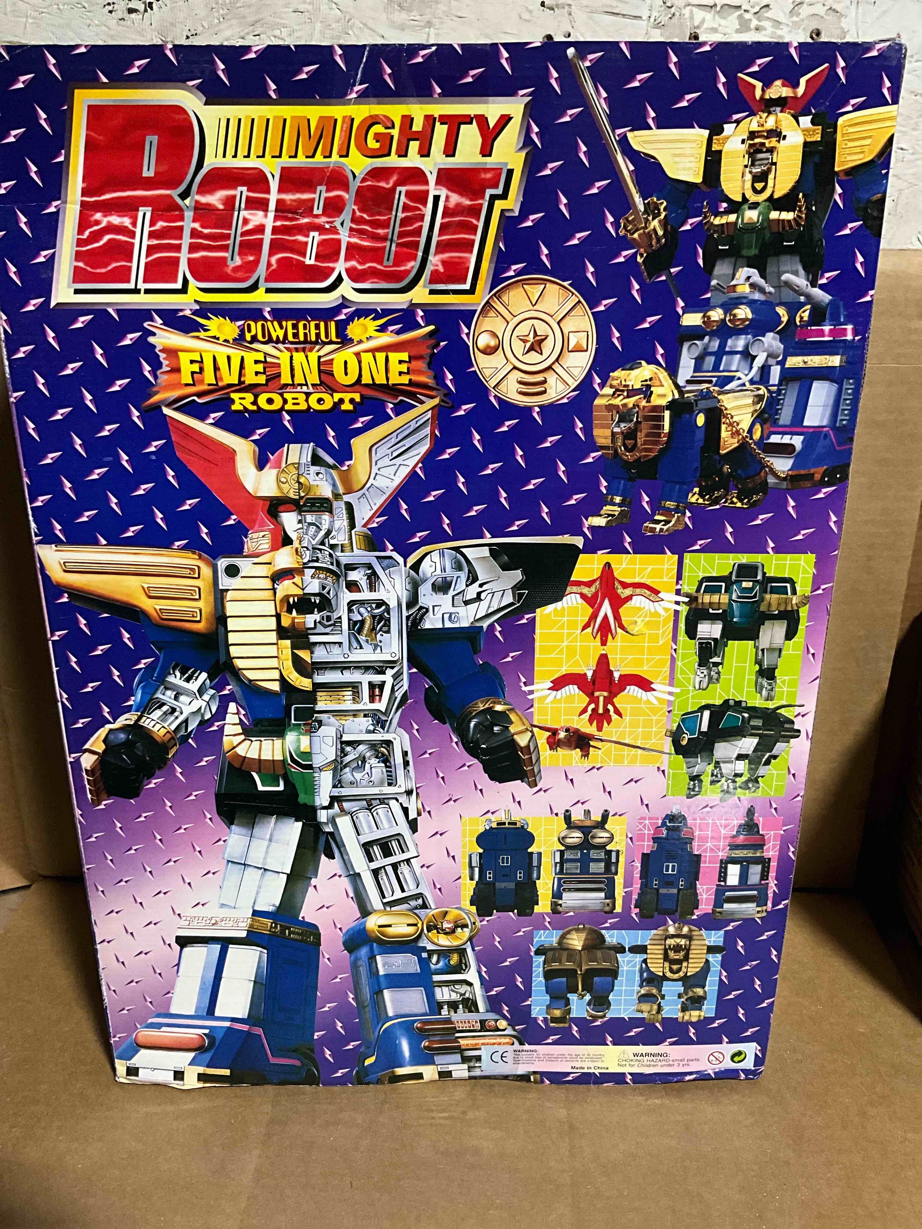Condition photo showing New/Like New for Mighty Robot Powerful Five in One Robot 