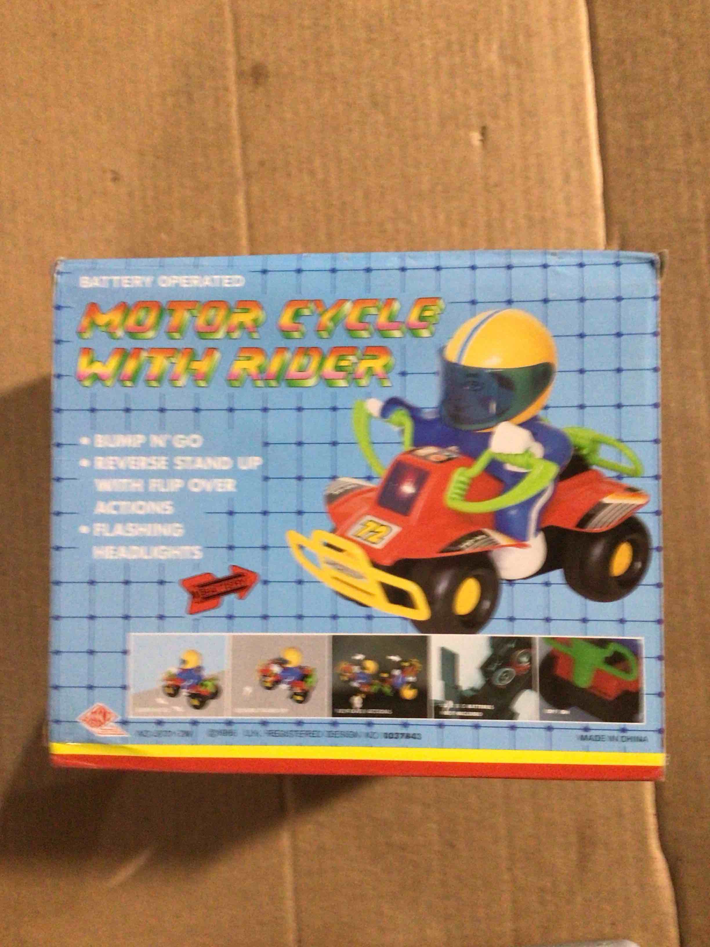 Condition photo showing New/Like New for Motor Cycle With Rider