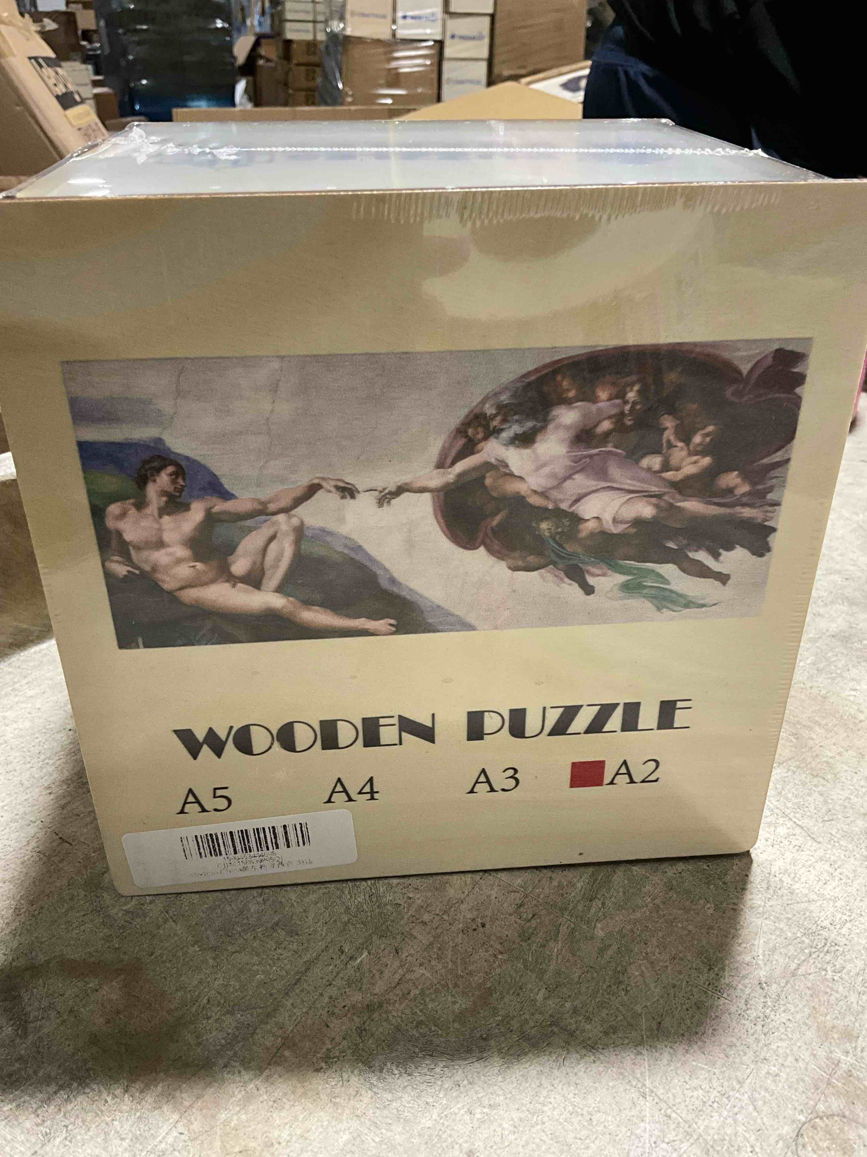 Adult Wooden Puzzle , Size A2 and Wooden Box 