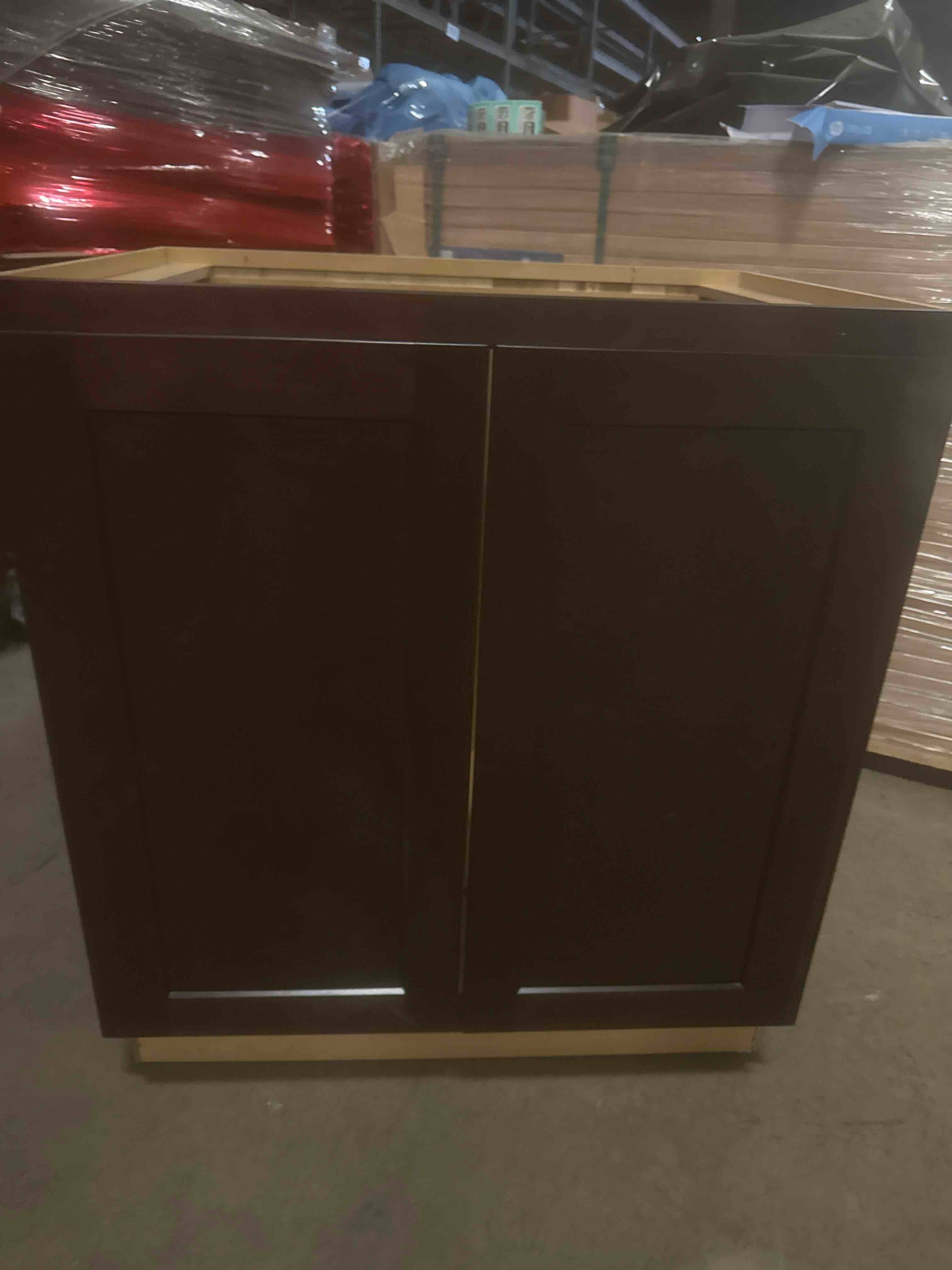 36” vanity base cabinet in espresso 36”x21”x34.5”