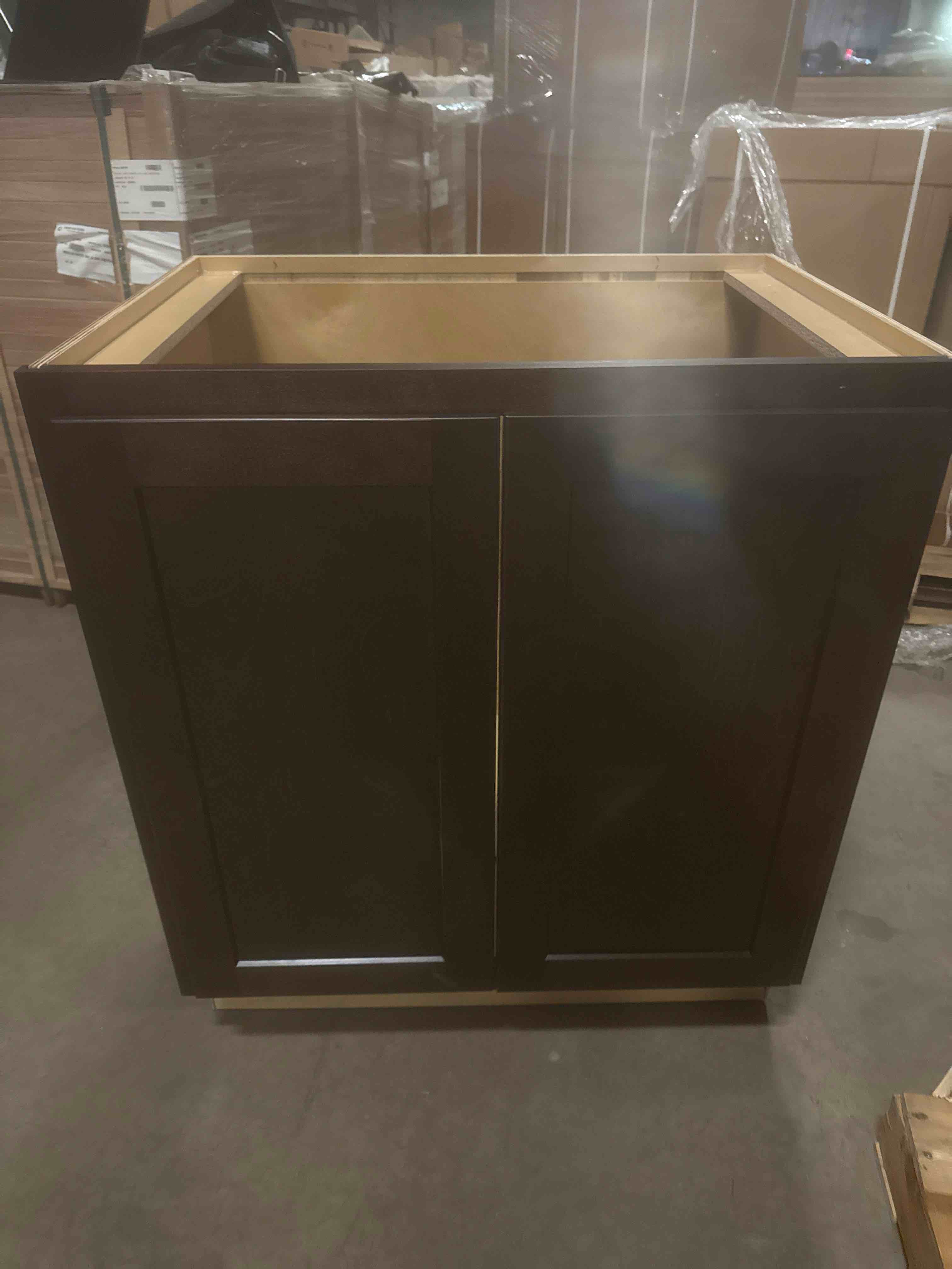 30” base vanity cabinet in espresso 30”x 21”x32.5”