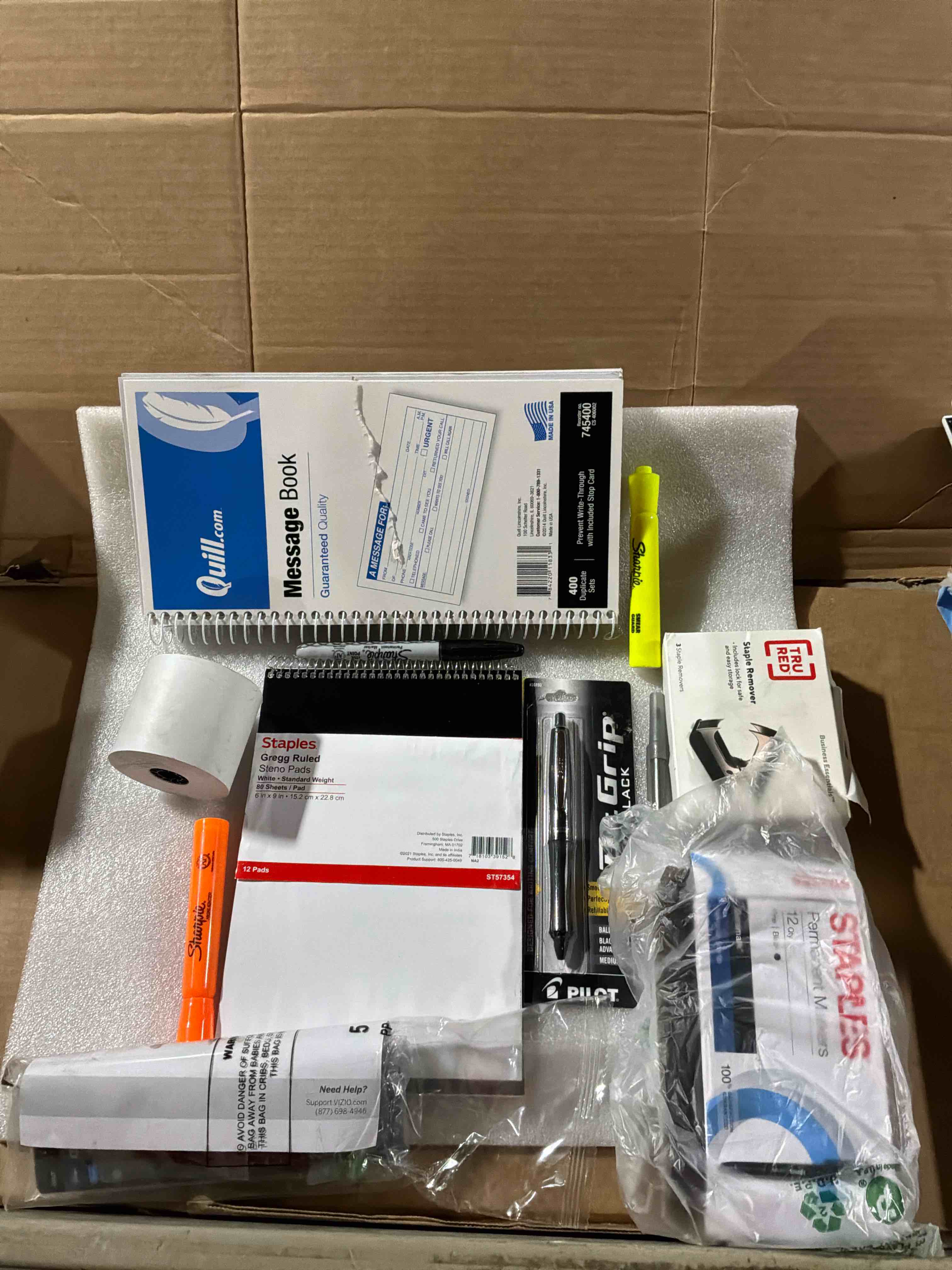 Condition photo showing New/Like New for Box Of Assorted Office Products 