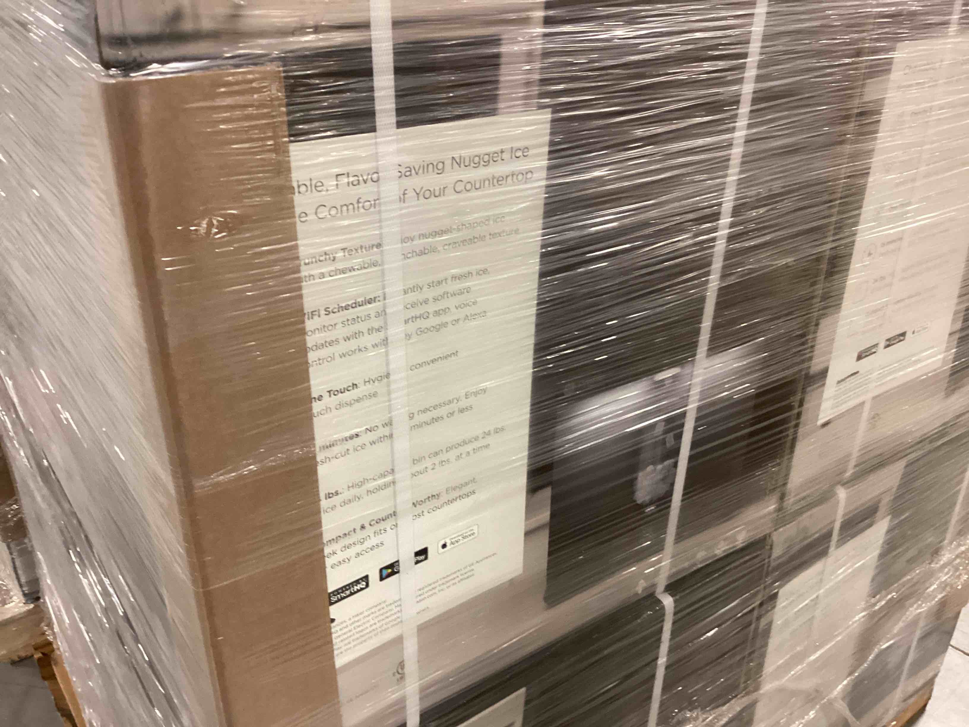Condition photo showing As Is for ge profile opal ice dispenser | countertop nugget ice maker with ice dispenser & 1-gallon side tank | ice machine with wifi connectivity | smart home kitchen essentials | satin black