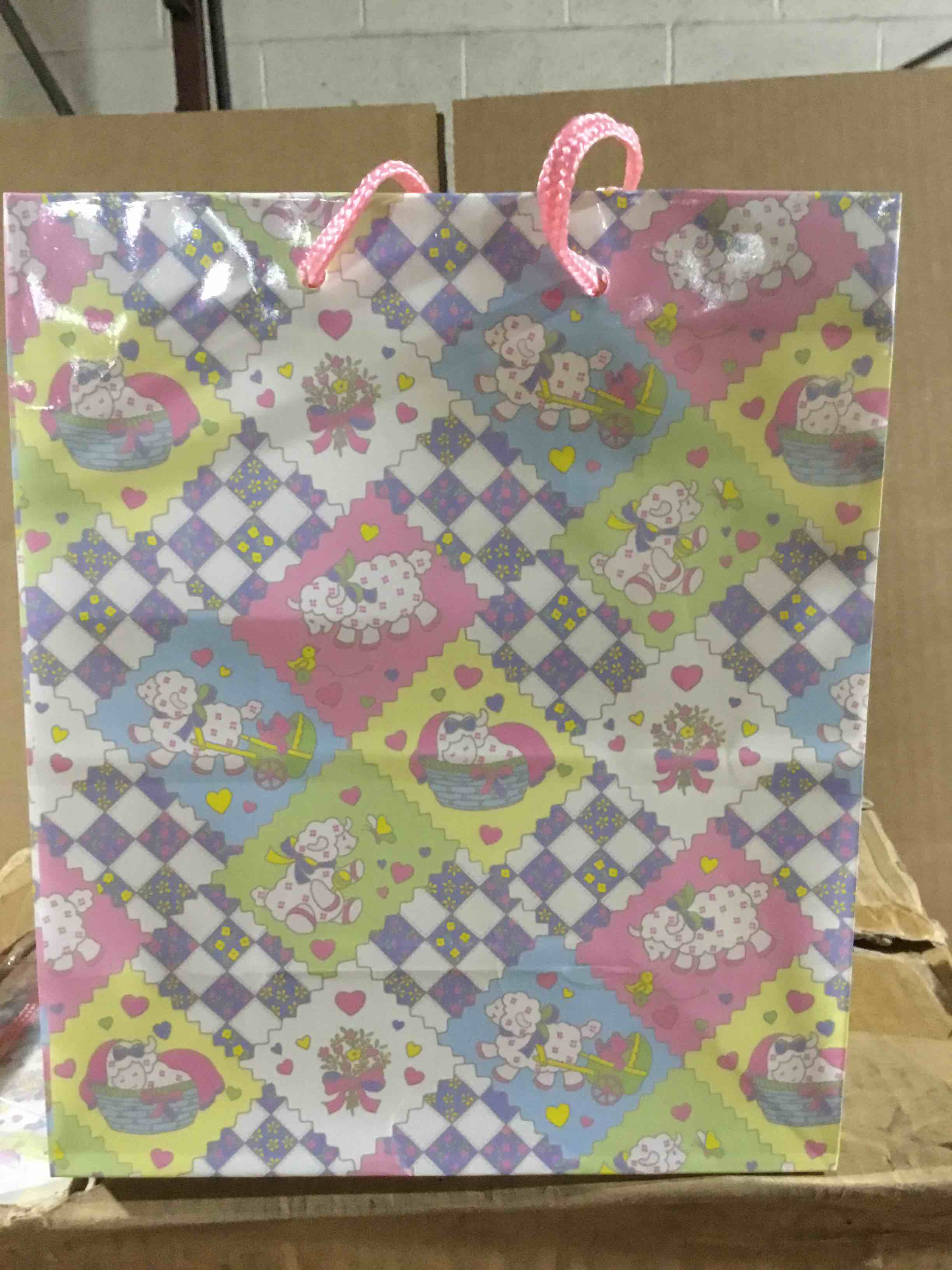 Condition photo showing New/Like New for Box of 144 Gift Bag Sheep