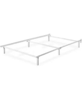 Wayfair Sleep compack metal white  7" Steel Bed Frame twin sized 