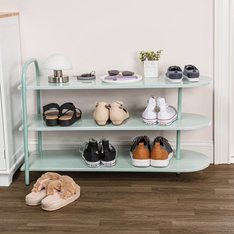 Gibbens 9 Pair Shoe Rack/Table