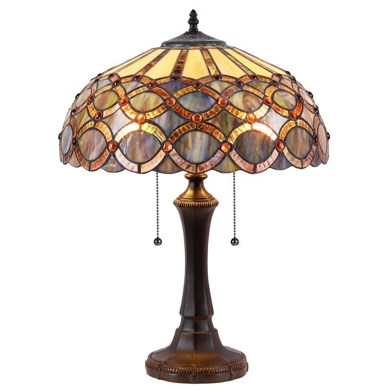 Chloe Lighting Prisma 22" Brown Table Lamp