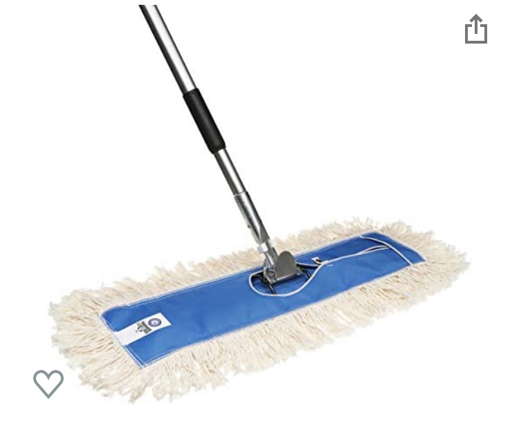 Dust mop with extension handle