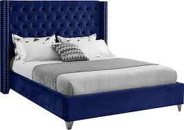 Meridian Furniture 602 (box 1/2) Navy King Headboard Slats AIDEN NAVY KING 