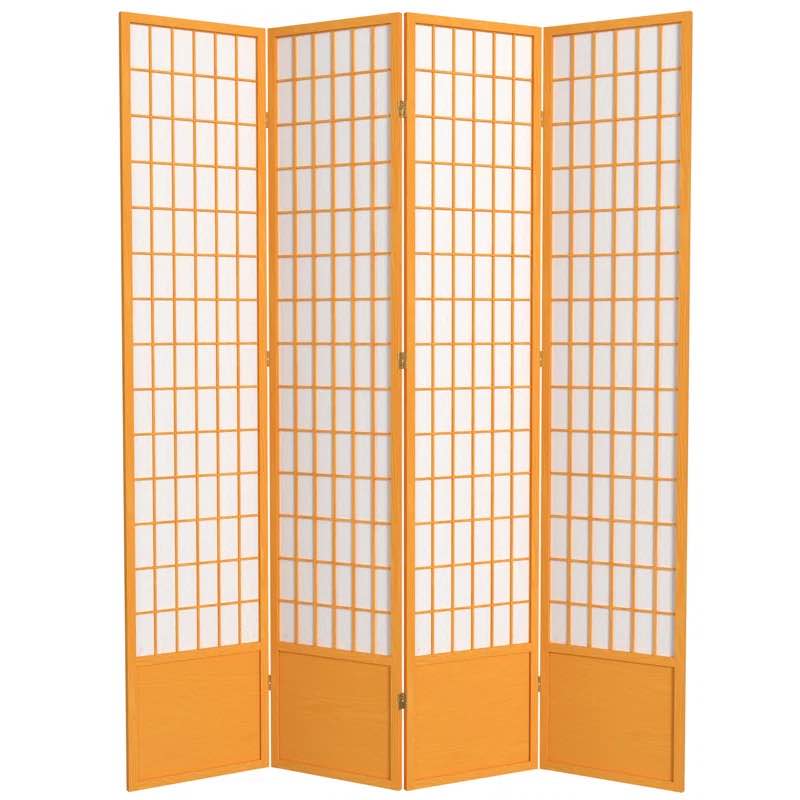 Alex 84'' H Solid Wood Folding Room Divider