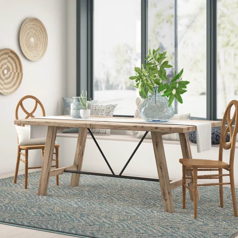 Kendig Solid Wood Top Dining Table