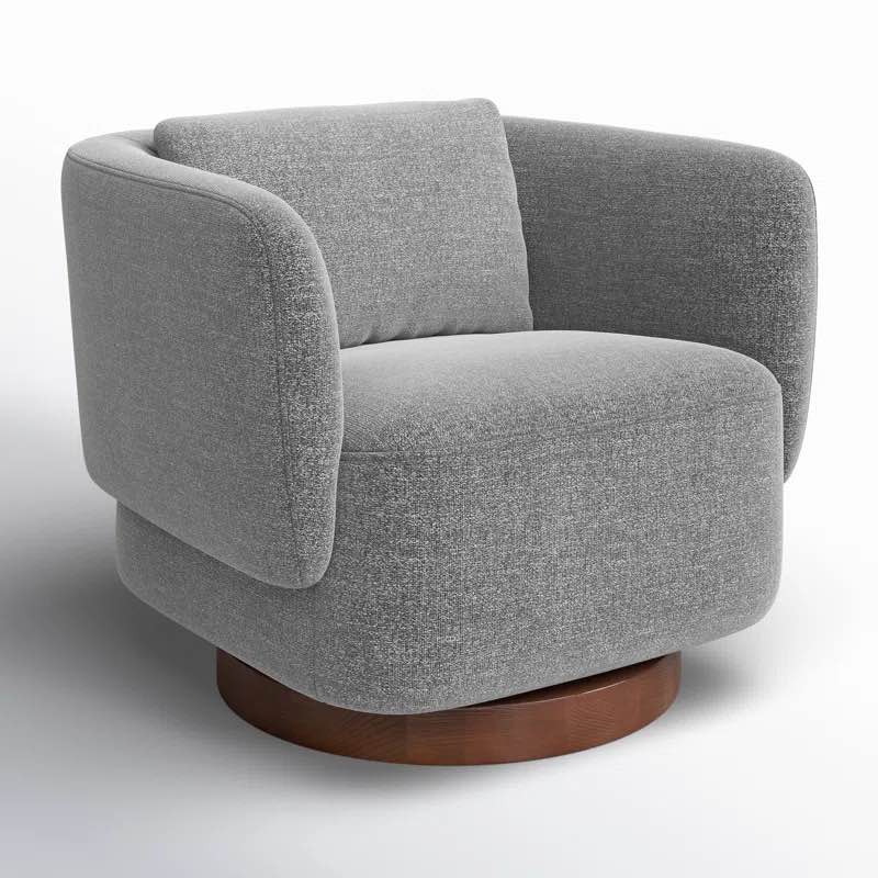 Morello Upholstered Swivel Armchair