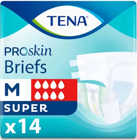 Tena ProSkin Unisex Adult Diapers  Maximum Absorbency  Medium  14 Ct