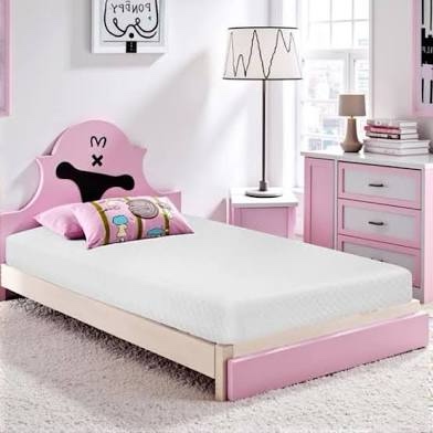8" Twin Memory Foam Mattress, Soft, Filled With Cotton, Mattress Thickness 8in, Roll-in-Box, Only Mattress