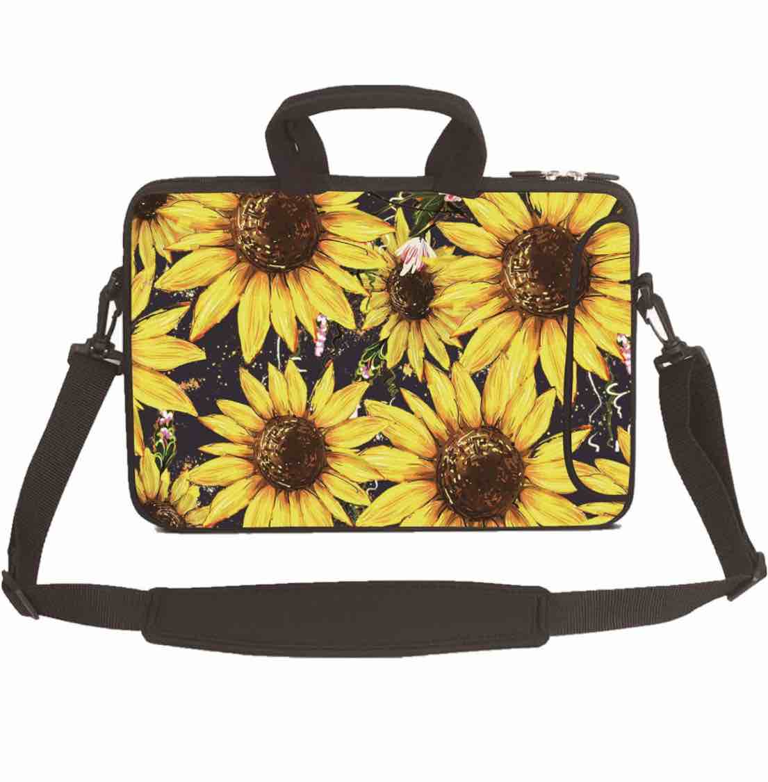 11 12 13 14 15 16 inch Laptop Shoulder Bag Messenger Bag Case Notebook Handle Sleeve with Accessories Pocket