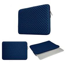 TANGBOLIBO Puffy Laptop Sleeve 13-14 Inch Laptop Sleeve.Laptop Sleeve for Women. Cute Carrying Case Laptop Cover for MacBook Pro 14 Inch, MacBook Air M2 13 Inch, iPad Pro 12.9 -Blue