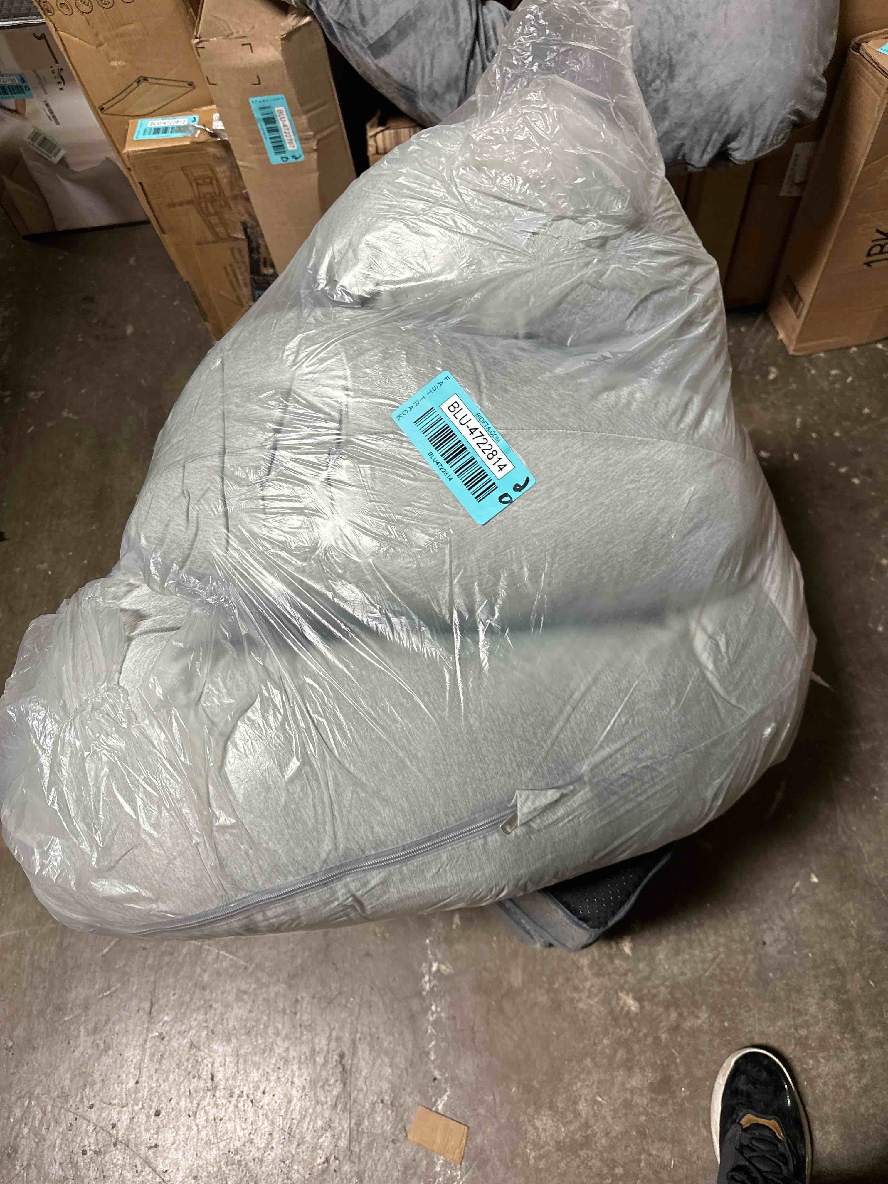 Pharmedoc Pregnancy Pillows, UShape Full Body Pillow Jumbo Size Grey