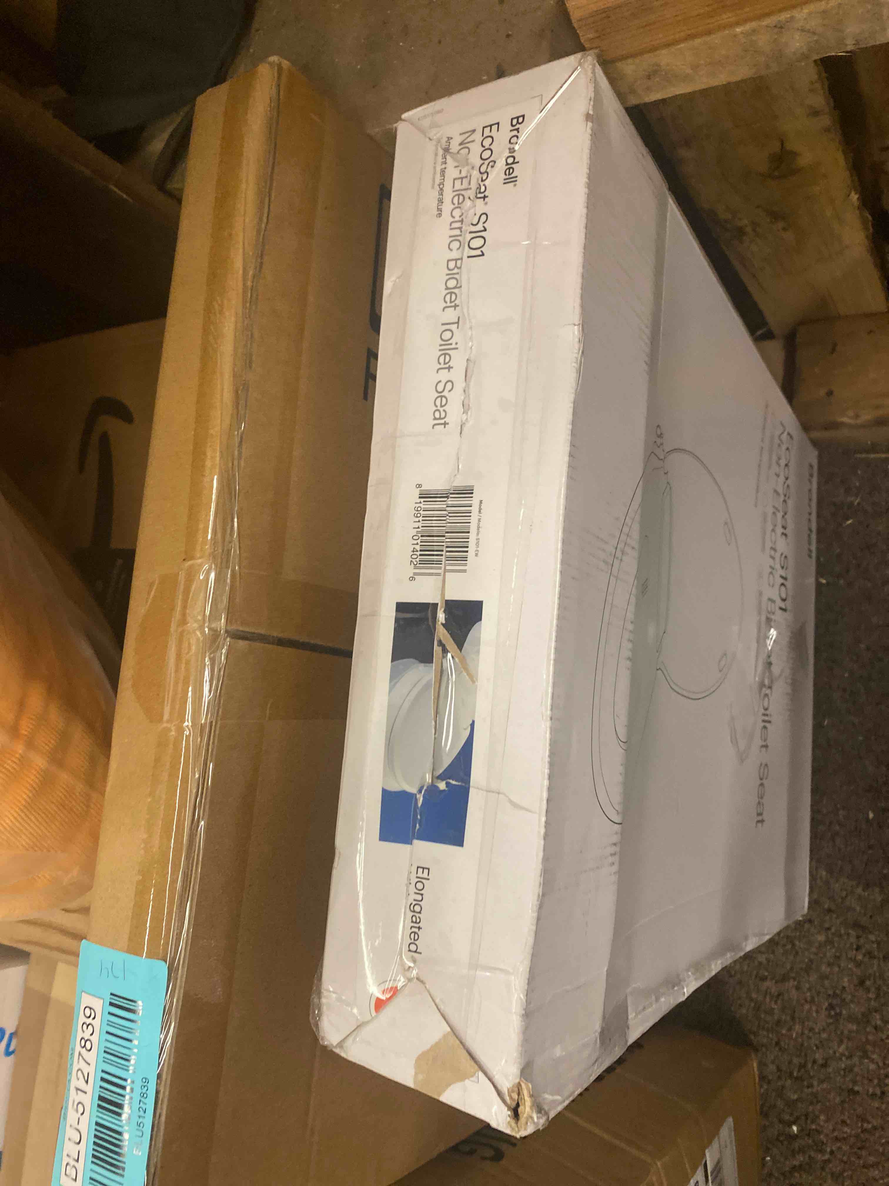 Brondell Swash Ecoseat NonElectric Bidet Toilet Seat, Fits Elongated