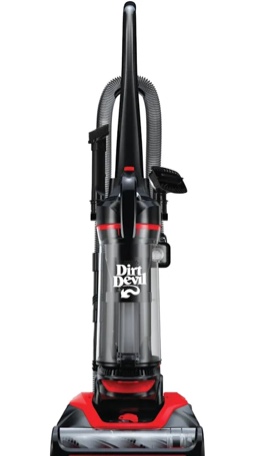 Dirt Devil Multi-Surface Extended Reach+ Bagless Vacuum Cleaner, Upright for Carpet and Hard Floor, Lightweight, UD76300V, Red