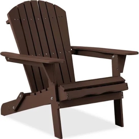 Villaret Adirondack Chair Dark Brown
