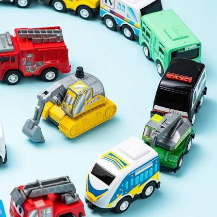 Condition photo showing New/Like New for 18 piece pull back city cars and trucks toy vehicles set model car friction powered die-cast cars for toddlers boys girls