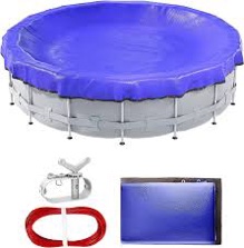 PoolHacker Above Ground Pool Winter Cover 