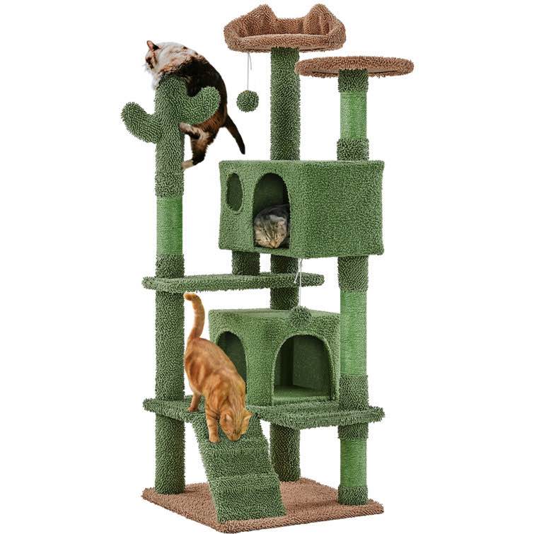 Yaheetech Cat Tree Cat Tower 63in