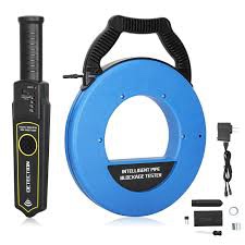 Pipe Locator Underground Pipe Blockage Detector Locators Water Pipe Wall Scanner,Water Pipe Locator Pipeline Underground Diagnostic,Blocking Clogging Scanner for Concrete PVC Water Pipes 98ft