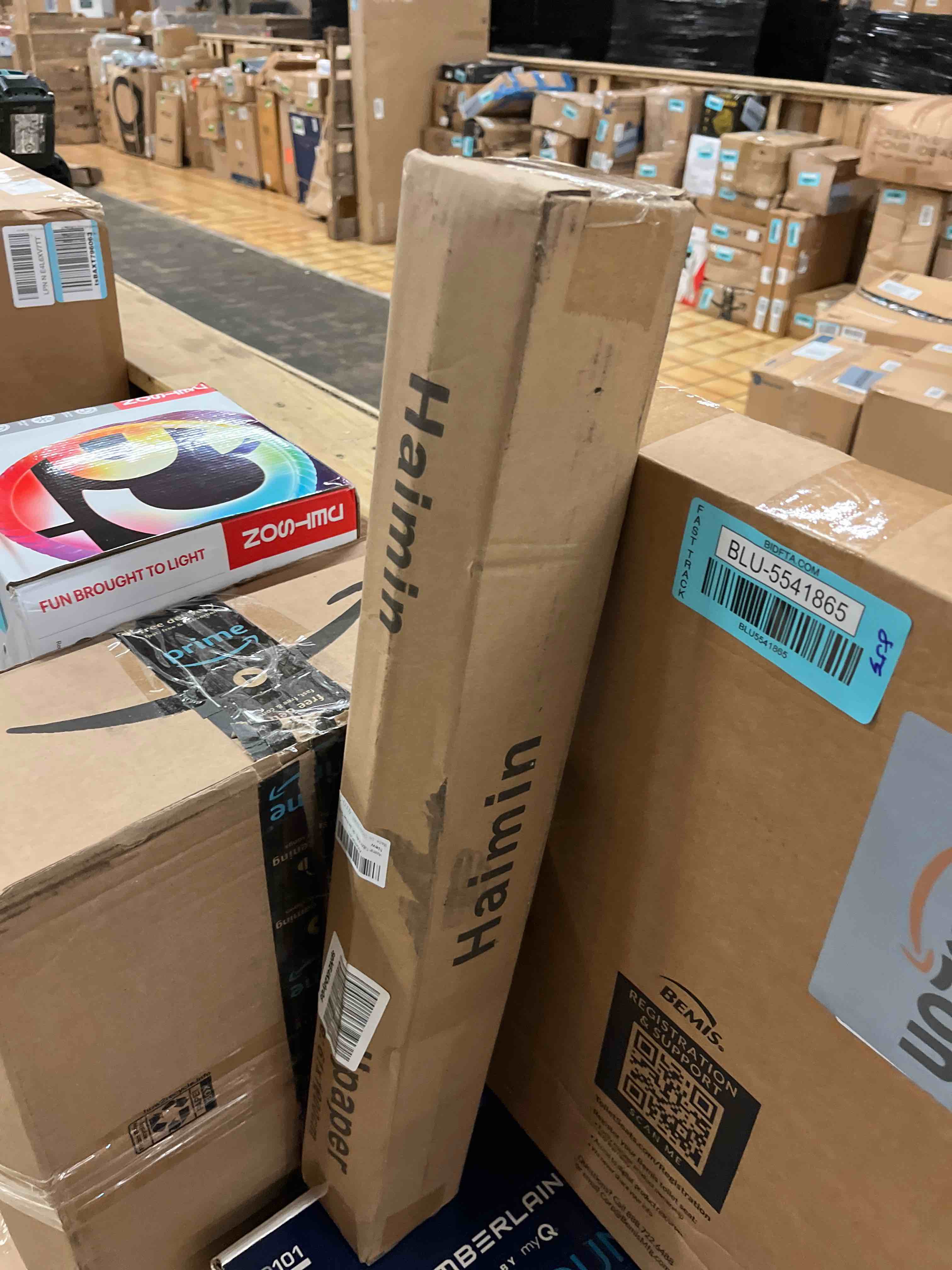 Haimin Fabric Wallpaper Textured Contact Paper (24in X 393in) Navy Blue