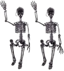 Member's Mark Set of 2 Animated 60-inch Skeleton Decor Battery-Operated