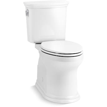 KOHLER Battan The Complete Solution White Elongated Chair Height 2-piece WaterSense Soft Close Toilet 12-in Rough-In 1.28-GPF