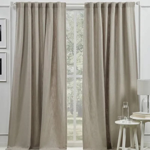 Lauren Ralph Lauren Vienna Light Filtering Back Tab Rod Pocket Curtain Panel Latte