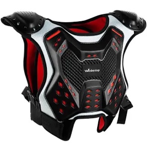 (2) Eastshark Youth ATV Chest Spine Protector Motocross Armor Vest Protective for Mountain Biking Cycling Kids Dirt Bike ( (BID IS PER ITEM, LOT IS FOR 2 CHEST PROTECTORS TOTAL.)