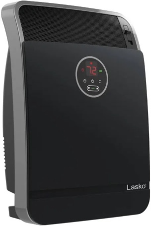 Lasko 24  1500W Cyclonic Ceramic Console Electric Space Heater with Timer  CC24925  Black  New