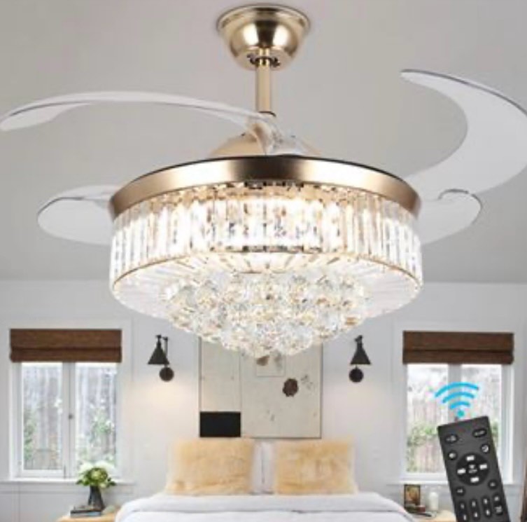 FORTENBERRY 36'' CEILING FAN W/LED LIGHTS