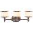 Vaxcel Lighting Carlisle 3 Light 22-1/4" Wide Vanity Light Model:CR-VLU003CH