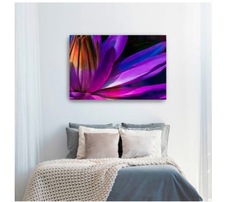 36'' x 24'' Retro Petals Canvas