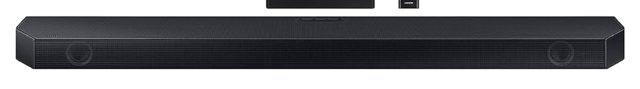 SAMSUNG HW-Q60C 3.1ch Soundbar w/Dolby Audio, Q-Symphony, Adaptive Sound Lite, HDMI eARC, Game Mode, Bluetooth, Tap Sound, Wireless Surround Sound Compatible (Newest Model),Black