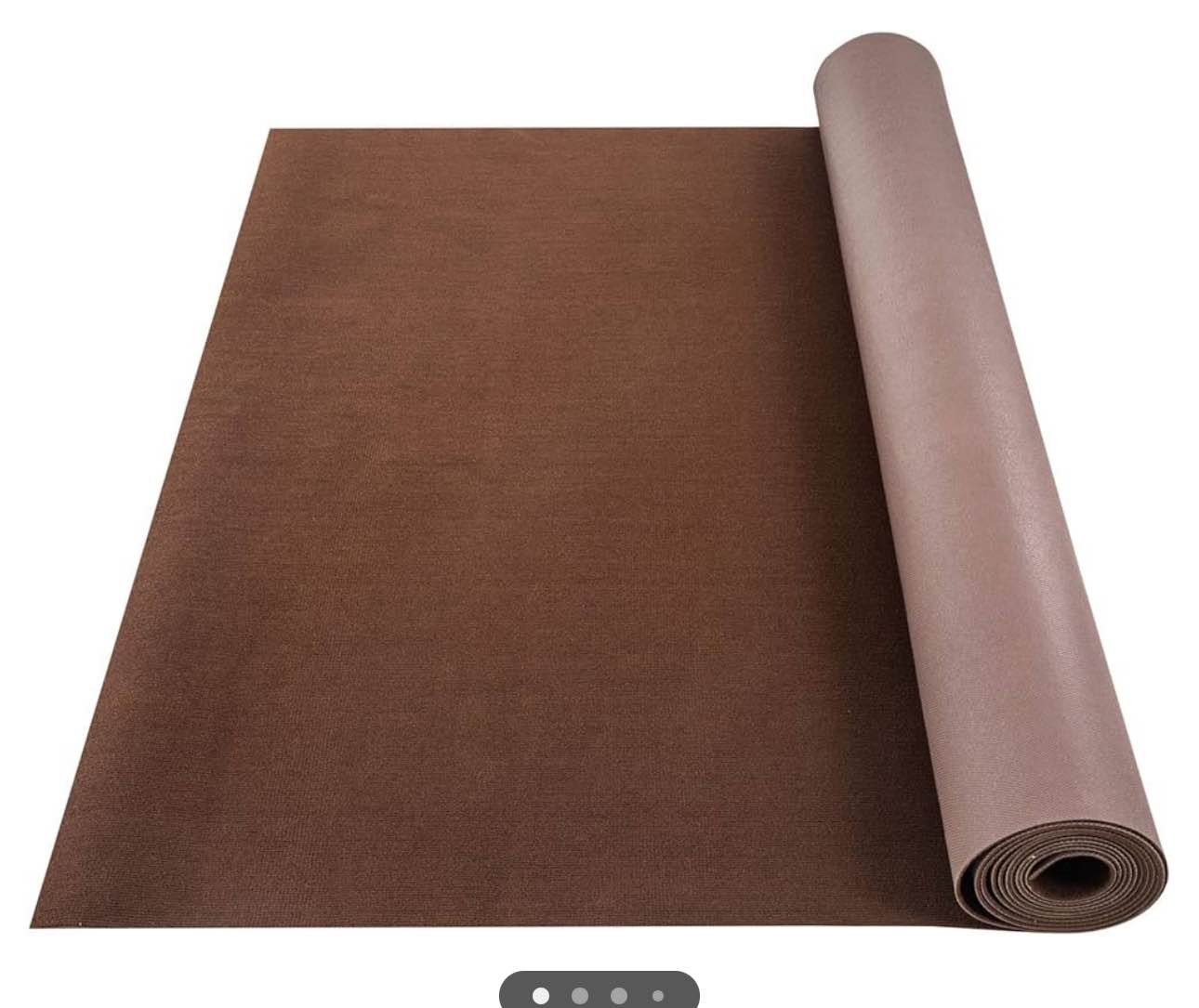 VEVOR Marine Carpet, 6 x 18 ft Boat Carpeting, Deep Brown Marine Grade Boat Carpet, Indoor/Outdoor Marine Carpeting with Water-Proof TPR Backing, Water-Proof Carpet Roll for Home, Patio, Porch, Deck