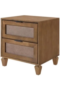 Benford 2 - Drawer Solid Wood Nightstand walnut