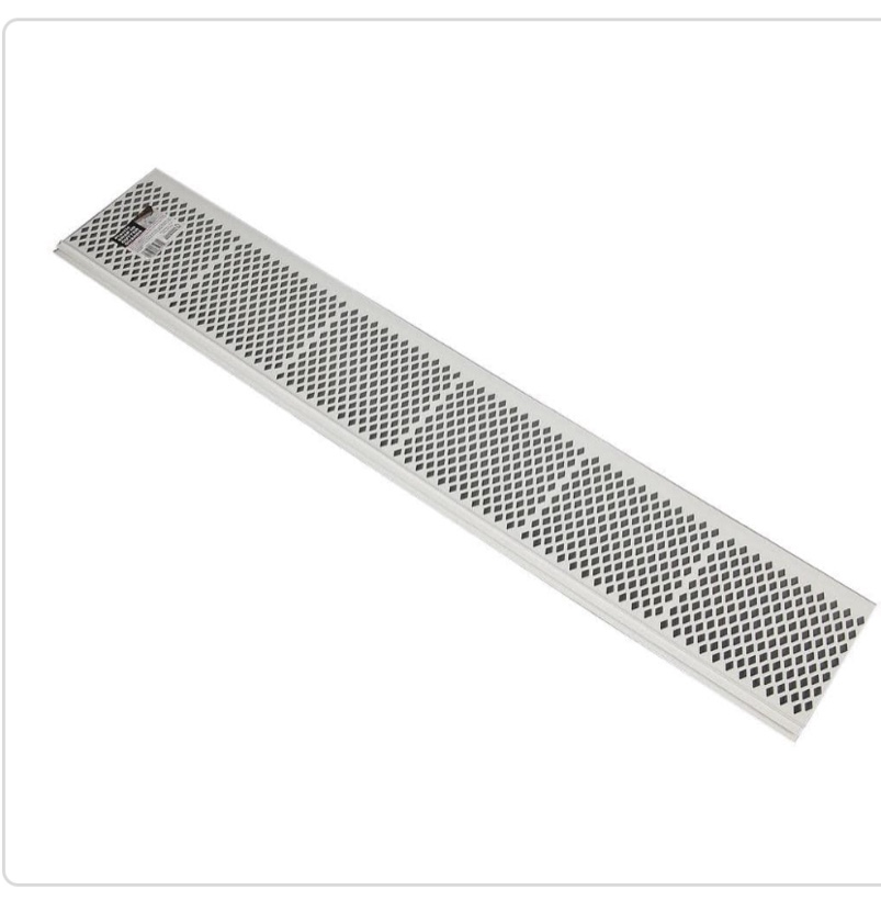 Snap-In 3 ft. White Vinyl Mesh Gutter Guard 