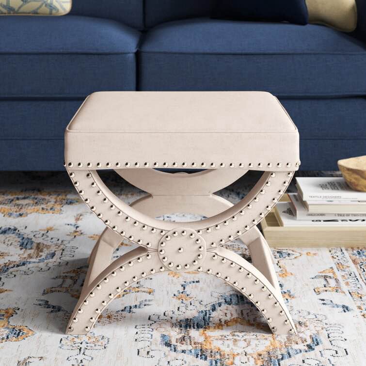 Miamisburg 21.3" Wide Square Standard Ottoman