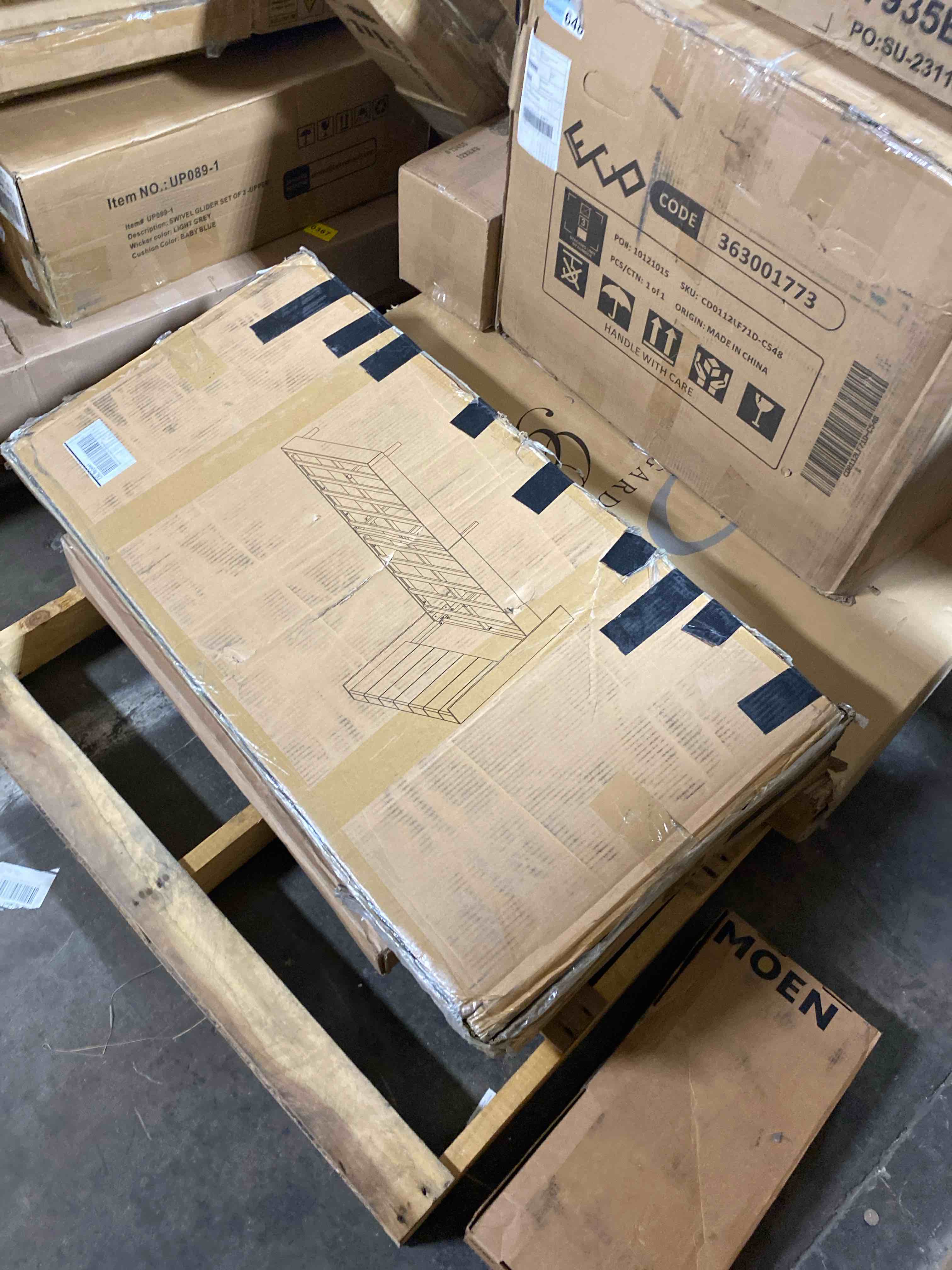 Eriksay Low Profile Upholstered Platform Bed With Wingback Headboard