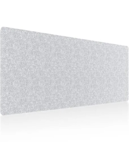 DAWNTREES Large Felt Desk Mat, 40''x16'' Full Felt Mouse Pad,Computer Desk Mat Keyboard and Mouse Pad | Office Desktop Pad Protector - Grey Felt Desk Pad