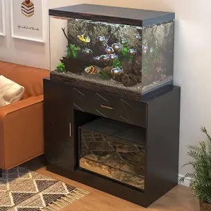 Dursum Square Aquarium Stand For 20, 29, 40 Gallon Fish Tank, Fish Tank Table