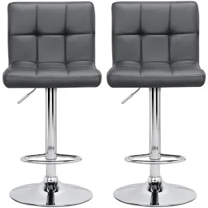 Chandresh Swivel Adjustable Height Bar Stool