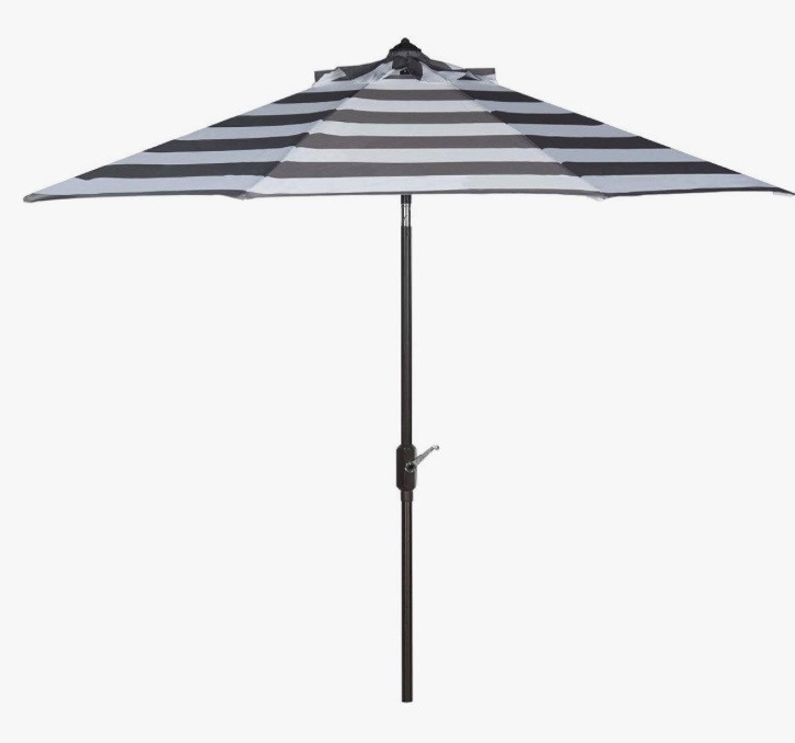 SAFAVIEH Outdoor Collection Iris Fashion Line Auto Tilt 9-inch Umbrella